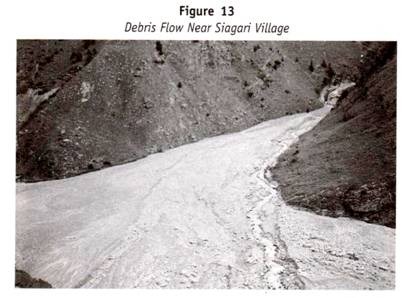 Debris Flow near Siagari Village