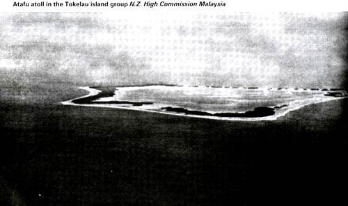 Atafu Atoll in the Tokelau Island Group