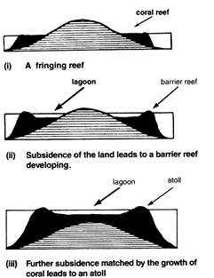 Darwin's theory of subsidence 