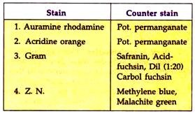 Stain and Counter Stain