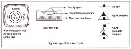 Spot ELISA Test Card