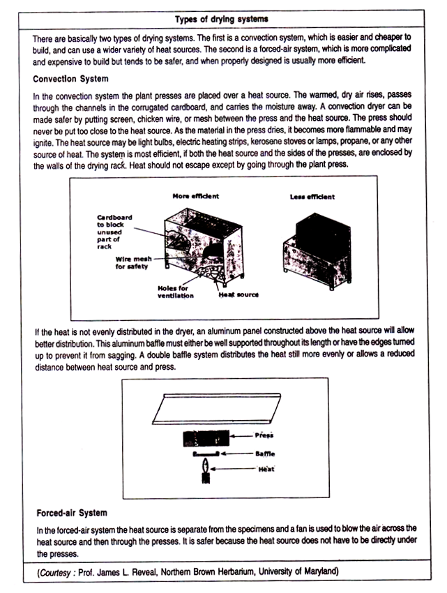 Types of Drying System