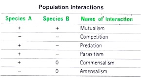 Population Interactions