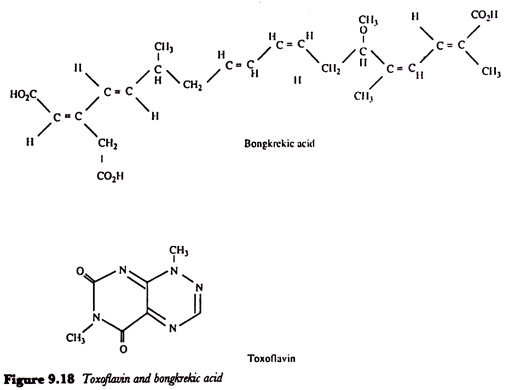 Toxoflavin and bongkrekic acid