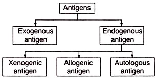 Classification of Antigens