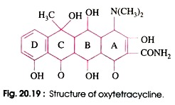 Structure of Oxytetracycline