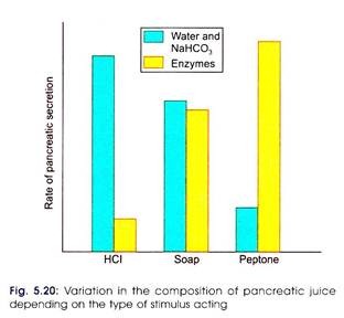 Variation in the Composition of Pancreatic Juice